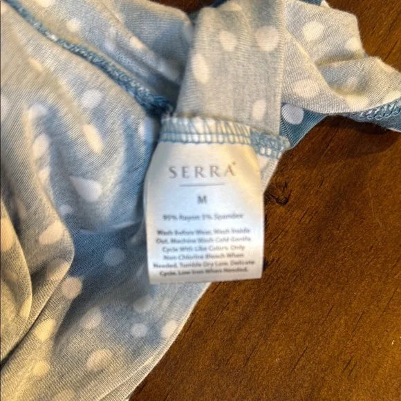 Serra Teal Polka Dot tiered maxi dress, Medium - Viral ALDI dress from last year - Picture 9 of 11